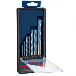 Assortiment Foret Béton Coffret De 7 Forets Carbure Expert Multi-construction CYL9 Bosch -Outil de coupe Soldes Boutique 1 10