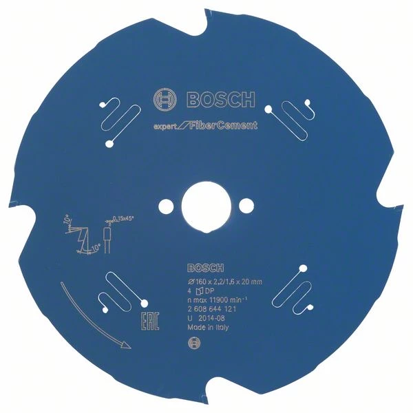 ø 160 Mm Lame Scie Circulaire Bosch Expert Fibrociment 160 X 20 X 2,2 Mm 4 Dents 3 ø 160 Mm Lame Scie Circulaire Bosch Expert Fibrociment 160 X 20 X 2,2 Mm 4 Dents