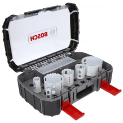 Coffret De Scie Cloche Coffret De 6 Scies Trépans Bosch électricien Avec Adaptateur Et 2 Forets -Outil de coupe Soldes Boutique 190 5 1