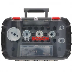 Coffret De Scie Cloche Coffret De 6 Scies Trépans Bosch Adaptateur Power-Change Et 2 Forets
