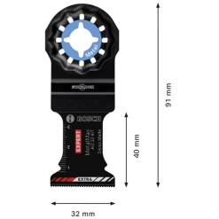 Lame Pour Outils Multifonction Lame Acier Et Inox - Expert MetalMax AIZ 32 AIT Bosch - 32 X 40 Mm -Outil de coupe Soldes Boutique 2 110