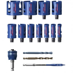 Coffret De Scie Cloche Coffret De 11 Scies Trépans Matériaux De Construction Expert Bosch -Outil de coupe Soldes Boutique 2 121