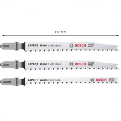 Bosch Lame De Scie Sauteuse Pour Le Bois Lame De Scie Sauteuse Bois Expert Wood 2-side Clean T 308 B / T 308 BO