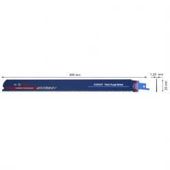 Bosch Lame De Scie Sabre Pour Le Métal Lame Scie Sabre Métal Et Fonte - Expert Thick Tough Metal S 1255 CHC 13 Bosch Lame De Scie Sabre Pour Le Métal Lame Scie Sabre Métal Et Fonte - Expert Thick Tough Metal S 1255 CHC -Outil de coupe Soldes Boutique 2 94