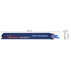 Bosch Lame De Scie Sabre Pour Le Métal Lame De Scie Sabre - Expert Thick Tough Metal S 1155 CHC - 225 Mm 10 Bosch Lame De Scie Sabre Pour Le Métal Lame De Scie Sabre - Expert Thick Tough Metal S 1155 CHC - 225 Mm -Outil de coupe Soldes Boutique 2 95