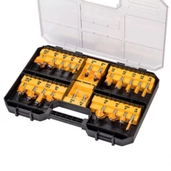Coffret De Fraise Et Mèche Pour Défonceuse Coffret De 22 Fraises De Défonceuse Dewalt DT90017-QZ Queue De 8 Mm
