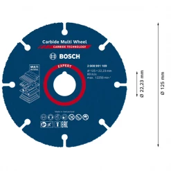 Lame De Scie Circulaire Bois ø 125 Mm Disque à Tronçonner Multi-matériaux - Expert Carbure Bosch - 125 Mm -Outil de coupe Soldes Boutique 3 95