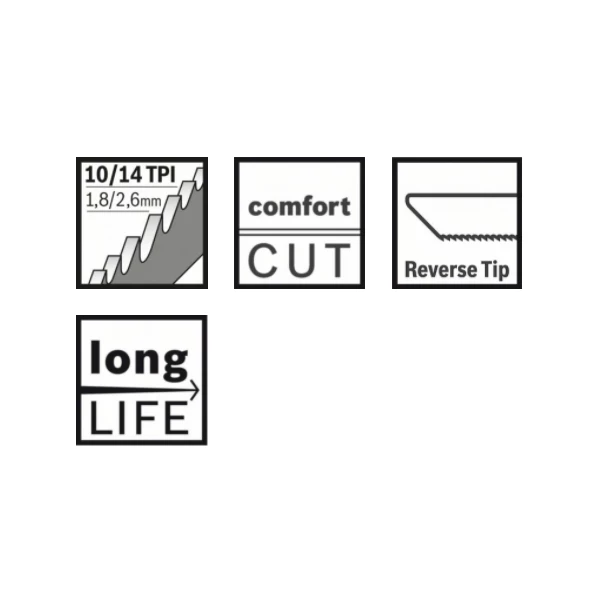 Lame De Scie Sabre Pour Le Bois Lame De Scie Sabre Bosch S 1122 VFR Palette 225x19x0,9 Mm Lot De 5 3 Lame De Scie Sabre Pour Le Bois Lame De Scie Sabre Bosch S 1122 VFR Palette 225x19x0,9 Mm Lot De 5