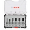 Coffret De Fraise Et Mèche Pour Défonceuse Fraise Droite à Rainurer Bosch Queue 6 Mm Diamètre 6 à 20 Mm Coffret 6