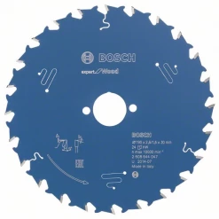 Lame De Scie Circulaire Bois ø 190 Mm Lame De Scie Circulaire Bosch Expert For Wood 190 X 30 X 2,6 Mm 24 Dents -Outil de coupe Soldes Boutique 473