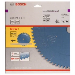 Ø 216 Mm Lame De Scie Circulaire Bosch Multi Material 216 X 30 X 2,4 Mm 64 Dents -Outil de coupe Soldes Boutique 4933