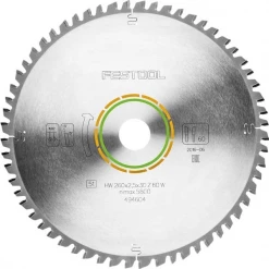 Lame De Scie Circulaire Bois ø 260 Mm Lame Universelle Festool HW 260X2.5X30 W60 494604