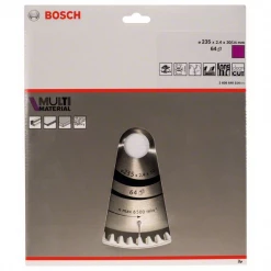 Ø 235 Mm Lame Scie Circulaire Bosch Multi-matériaux 235 Mm Alésage 30 Mm 64 Dents 5 Ø 235 Mm Lame Scie Circulaire Bosch Multi-matériaux 235 Mm Alésage 30 Mm 64 Dents -Outil de coupe Soldes Boutique 514
