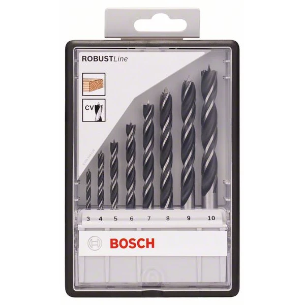 Coffrets De Mèches à Bois Coffret De 8 Mèches à Bois Hélicoïdales Bosch 3 4 5 6 7 8 9 Et 10 Mm 3 Coffrets De Mèches à Bois Coffret De 8 Mèches à Bois Hélicoïdales Bosch 3 4 5 6 7 8 9 Et 10 Mm