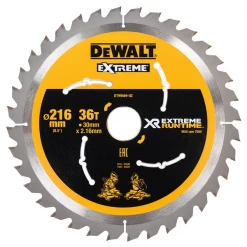 Lame De Scie Circulaire Bois ø 165 Mm Lame De Scie Circulaire Dewalt DT99569-QZ Ø 216 Mm X 30 Mm 36 Dents