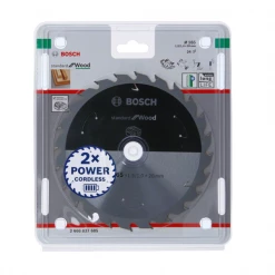 Lame De Scie Circulaire Bois ø 165 Mm Lame De Scie Circulaire Bosch Standard For Wood 165x20 X1,5mm 24 Dents -Outil de coupe Soldes Boutique 685