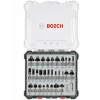 Coffret De Fraise Et Mèche Pour Défonceuse Fraise Mixte Bosch Queue De 8 Mm En Coffret Complet De 30 Outils