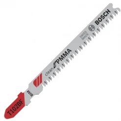 Lame De Scie Sauteuse Pvc Plexi Ou Composite Lames De Scie Sauteuse Pour Plastique T102bf Lot De 5 Lames : Bosch 2608636781