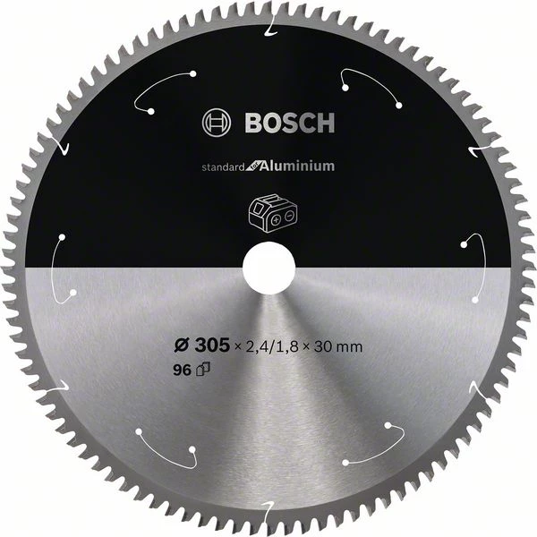 Lame De Scie Circulaire Métal ø 305 Mm Lame De Scie Circulaire Bosch Aluminium 305 X 30 X 1,8 Mm 96 Dents 4 Lame De Scie Circulaire Métal ø 305 Mm Lame De Scie Circulaire Bosch Aluminium 305 X 30 X 1,8 Mm 96 Dents – Image 2