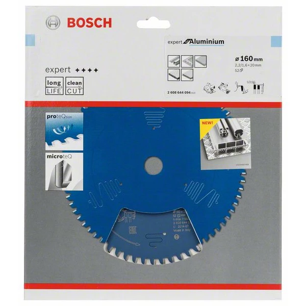 Lame De Scie Circulaire Métal ø 160 Mm Lame De Scie Circulaire Bosch Aluminium 160 X 20 X 2,2 Mm 52 Dents 4 Lame De Scie Circulaire Métal ø 160 Mm Lame De Scie Circulaire Bosch Aluminium 160 X 20 X 2,2 Mm 52 Dents – Image 2