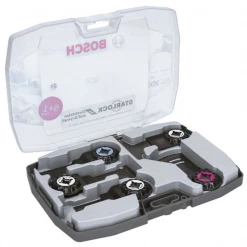 Outil de coupe Soldes Boutique 24 Accessoires Pour Outils Oscillants Multifonction Coffret Best Of Cutting 5 Lames Pour Découpeur Ponceur Bosch