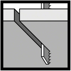 Lame De Scie Sauteuse Pour Le Métal Lame De Scie Sauteuse Pour Métal T 123 X Jeu De 5 Lames Bosch 2608638473 -Outil de coupe Soldes Boutique coupe rectiligne 1