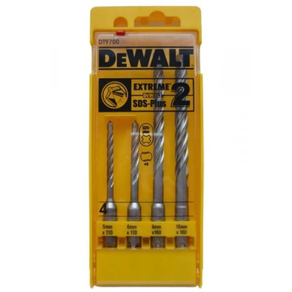 Foret Béton Et Burin Sds+ Coffret De 4 Forets Béton Dewalt SDS Plus Extreme DT9700 3 Foret Béton Et Burin Sds+ Coffret De 4 Forets Béton Dewalt SDS Plus Extreme DT9700