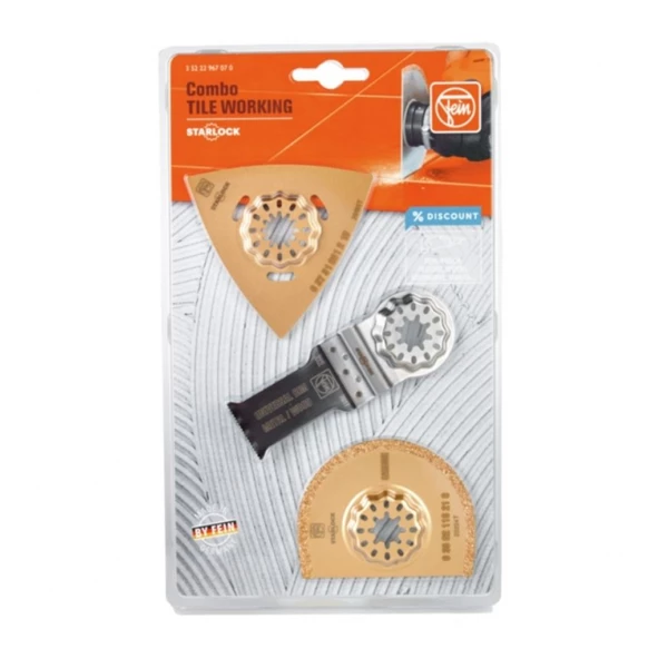 Accessoires Pour Outils Oscillants Multifonction Ensemble 3 Accessoires Starlock Carrelage Salle De Bain Fein 4 Accessoires Pour Outils Oscillants Multifonction Ensemble 3 Accessoires Starlock Carrelage Salle De Bain Fein – Image 2