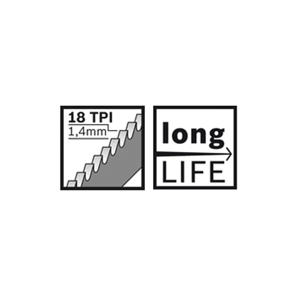 Lame De Scie Sabre Pour Le Métal Lame De Scie Sabre Métal Bosch S522EF BIM Metal 100x19x0,9mm - Lot De 5 5 Lame De Scie Sabre Pour Le Métal Lame De Scie Sabre Métal Bosch S522EF BIM Metal 100x19x0,9mm - Lot De 5 – Image 3