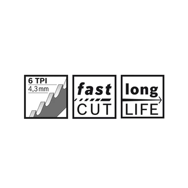 Lame De Scie Sabre Bois Et Métal Lame Scie Sabre Bois Métal Bosch S1111DF Wood Metal 225x19x1,25mm Lot X5 3 Lame De Scie Sabre Bois Et Métal Lame Scie Sabre Bois Métal Bosch S1111DF Wood Metal 225x19x1,25mm Lot X5