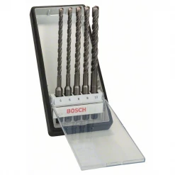 Assortiment Foret Béton Coffret De 5 Forets Béton SDS Plus-5 Bosch De 6 à 10 Mm X 165 Mm -Outil de coupe Soldes Boutique for4 1