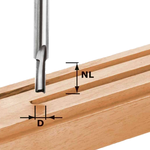 Fraise Et Disque Pour Affleureuse Fraise Rainurer Droite Carbure HW S8 Festool Queue Ø 8 Mm Dim 6 X 14 Mm 4 Fraise Et Disque Pour Affleureuse Fraise Rainurer Droite Carbure HW S8 Festool Queue Ø 8 Mm Dim 6 X 14 Mm – Image 2