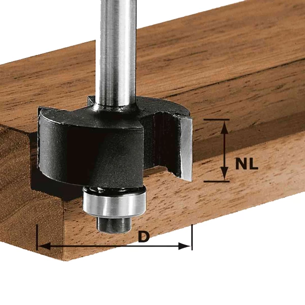 Fraise Et Disque Pour Affleureuse Fraise Feuillurer Festool HW S8 D31,7/NL 12,7 Queue Ø 8 Mm 9,5 Mm 4 Fraise Et Disque Pour Affleureuse Fraise Feuillurer Festool HW S8 D31,7/NL 12,7 Queue Ø 8 Mm 9,5 Mm – Image 2