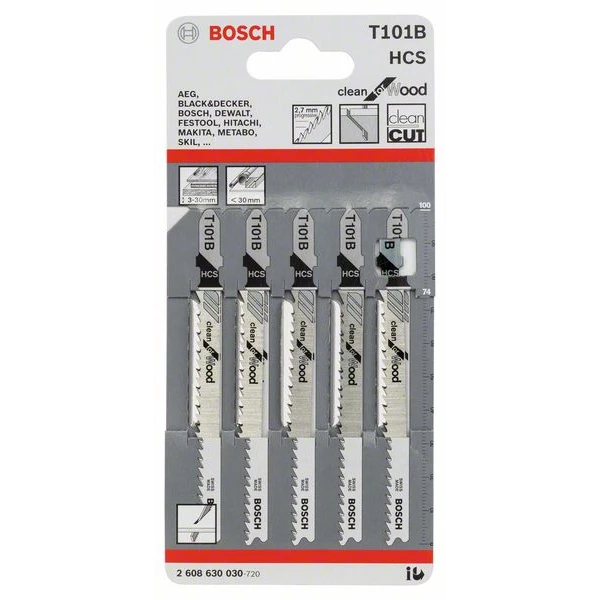 Lame De Scie Sauteuse Pour Le Bois Bosch Lame De Scie Sauteuse Pour Bois T 101 B Jeu De 5 Lames 2608630030 7 Lame De Scie Sauteuse Pour Le Bois Bosch Lame De Scie Sauteuse Pour Bois T 101 B Jeu De 5 Lames 2608630030 – Image 5
