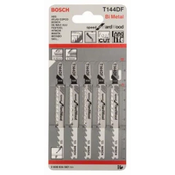 Lame De Scie Sauteuse Pour Le Bois Bosch Lame De Scie Sauteuse Pour Bois Dur T 144 DF Jeu De 5 Lames : 2608634567 -Outil de coupe Soldes Boutique imageproduct351446 1