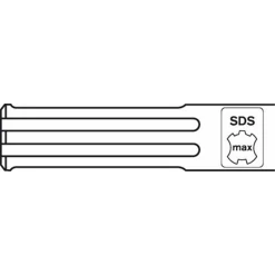 Bosch Foret Béton Et Burin Sds Max Burin Carrelage Sds Max 300 X 80 Mm 1618601019 3165140052979