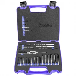 Coffret De Tarauds Coffret Jeu De Tarauds à Main M3-M4-M5-M6-M8-M10-M12 Mm : Izar 69624