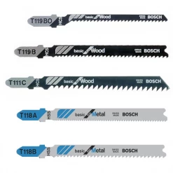 Assortiment De Lame De Scie Sauteuse Lame De Scie Sauteuse Bosch Basic For Wood And Metal Set De 5