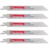 Lame De Scie Sabre Pour Le Métal Lame Scie Récipro Tôle Fine Bi-Métal Flexible Makita - Lot De 5 1 Lame De Scie Sabre Pour Le Métal Lame Scie Récipro Tôle Fine Bi-Métal Flexible Makita - Lot De 5 -Outil de coupe Soldes Boutique lame bimetal inox x5