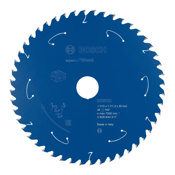 Lame De Scie Circulaire Bois ø 210 Mm Lame Scie Circulaire Sans Fil Bosch Expert Wood Ø210mm 1,7/1,2 X 30mm 5 Lame De Scie Circulaire Bois ø 210 Mm Lame Scie Circulaire Sans Fil Bosch Expert Wood Ø210mm 1,7/1,2 X 30mm – Image 3