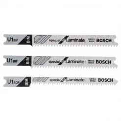 Lame De Scie Sauteuse Pour Le Bois Lame Scie Sauteuse Bosch U 1BIF 1AOF Laminate Lot De 3 Lames