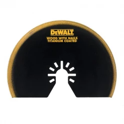 Lame Pour Outils Multifonction Lame Titanium Semi-circulaire Pour Multi-cutter Diamètre 100mm - Dewalt -Outil de coupe Soldes Boutique lame semi circulaire