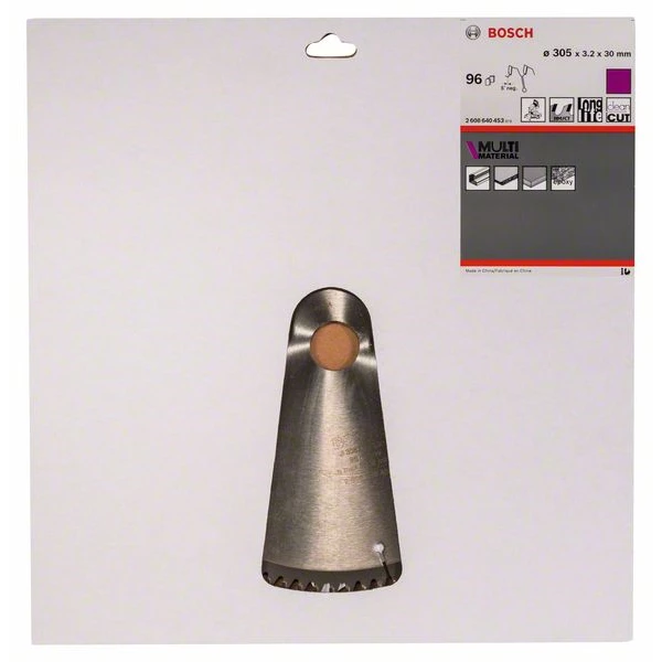 Ø 305 Mm Lame Scie Circulaire Bosch Multi-matériaux 305 X 30 Mm 96 Dents 5 Ø 305 Mm Lame Scie Circulaire Bosch Multi-matériaux 305 X 30 Mm 96 Dents – Image 3