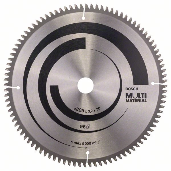 Ø 305 Mm Lame Scie Circulaire Bosch Multi-matériaux 305 X 30 Mm 96 Dents 4 Ø 305 Mm Lame Scie Circulaire Bosch Multi-matériaux 305 X 30 Mm 96 Dents – Image 2