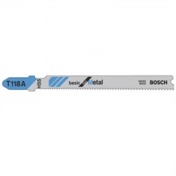 Lame De Scie Sauteuse Pour Le Métal Lame Scie Sauteuse Métal T 118 D Basic For Metal Bosch Jeu 5 Lames -Outil de coupe Soldes Boutique lamesciesauteuset118a 180092