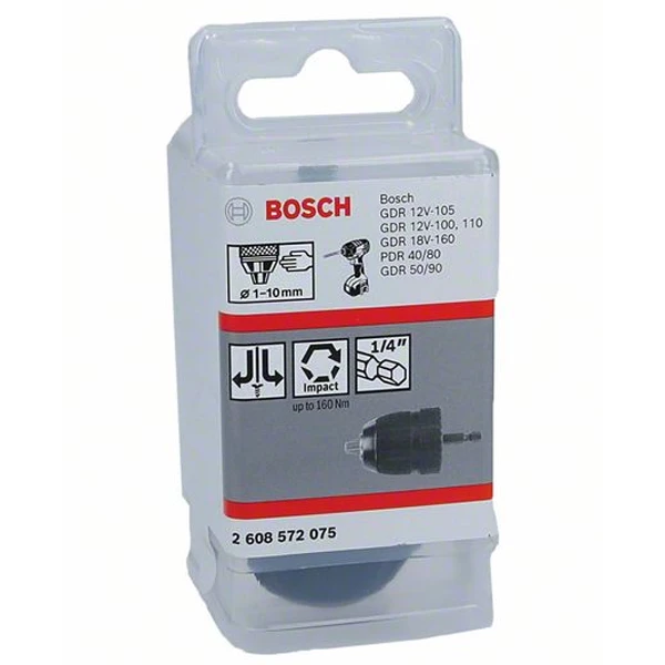 Mandrins Pour Perceuses Mandrin Automatique Bosch 6 Pans 1/4 " Serrage Foret Jusqu'à 10 Mm 4 Mandrins Pour Perceuses Mandrin Automatique Bosch 6 Pans 1/4 " Serrage Foret Jusqu'à 10 Mm – Image 2