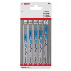Lame De Scie Sauteuse Pour Le Métal Lame De Scie Sauteuse Bosch Métal Queue Droite Fein Set De 5 Pièces