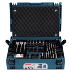 Coffrets De Mèches à Bois Coffret Ensemble Accessoires 66 Pièces Coffret Makpac Makita B-43044
