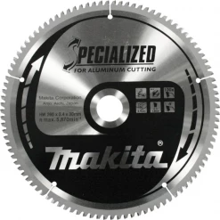 Lame De Scie Circulaire Métal ø 260 Mm Lame Aluminium Ø260 Mm Alésage 30 Mm 100 Dents : Makita B-09662