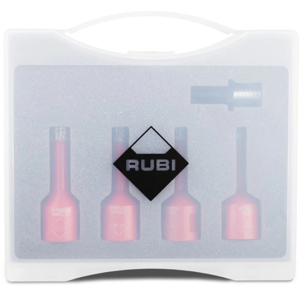 Couronnes Diamant Et Trépan Diamant 4 Trépans Ø 6, 8, 10, 12 Mm Et Adaptateur - Mini Drygres Rubi 6 Couronnes Diamant Et Trépan Diamant 4 Trépans Ø 6, 8, 10, 12 Mm Et Adaptateur - Mini Drygres Rubi – Image 4